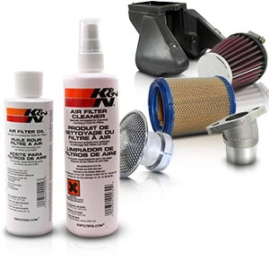 Productos de limpieza y mantenimiento para filtros de aire, además de diversos filtros de aire para motocicletas.